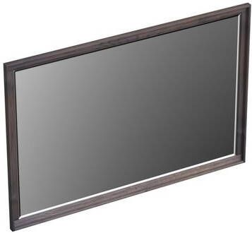 Forzalaqua Reno 2.0 spiegel 120x80cm Rechthoek zonder verlichting met frame Massief Eiken Charcoal 8072335