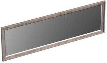 Forzalaqua Reno 2.0 spiegel 160x50cm Rechthoek zonder verlichting met frame Massief Eiken Silver Grey 8071735