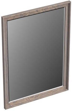 Forzalaqua Reno 2.0 spiegel 59.5x80cm Rechthoek zonder verlichting met frame Massief Eiken Silver Grey 8071750