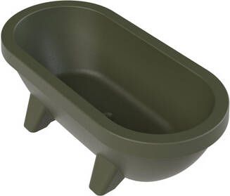 Gardentub vrijstaand (tuin)bad 194x94x66cm kunststof geschikt voor buiten mat Dark Olive Green (groen) B161001110