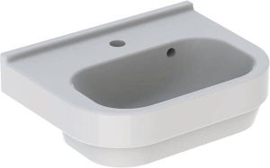 GEBERIT 300 Basic Wastafel 1x waskom kraangat midden overloop keramiek 500 x 380 x 185mm(BxDxH ) wit