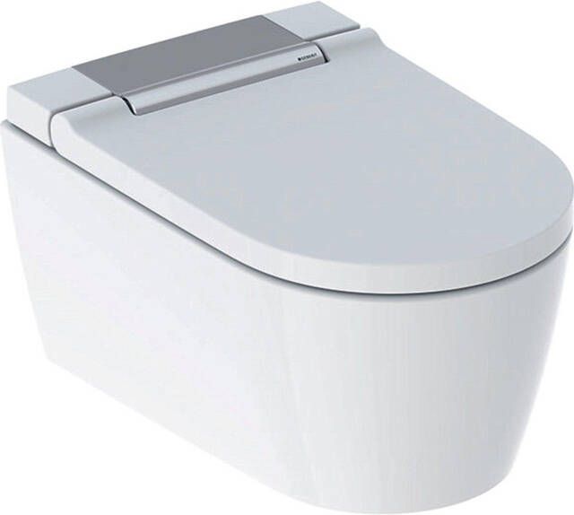 Geberit Aquaclean Sela Douche Wc 37.5x56.5cm softclose keratect chroom afdekplaat alpine wit 146.220.21.1