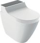 Geberit AquaClean Tuma Comfort douche wc staand met geurafzuiging föhn ladydouche en verwarmbare softclose zitting alpien wit - Thumbnail 1