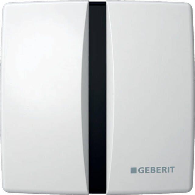 Geberit Basic urinoir stuursysteem batterijvoeding 16x16cm met infrarood voor frontbediening alpien wit 115804115