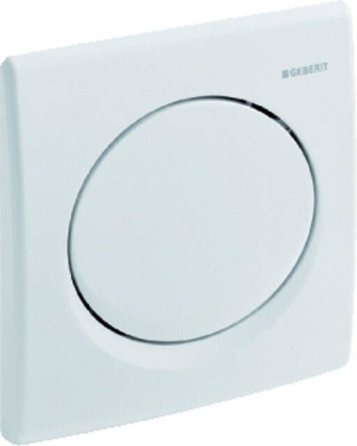 Geberit Bedieningsplaat voor urinoir pneum.bediening model Samba wit 241.319.11.1