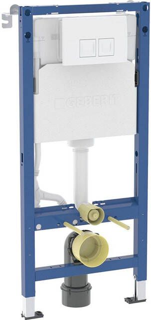 Geberit Duofix inbouwreservoir 112x12cm m bed.pl. delta 50 sq.wit 458.144.11.2