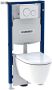 GEBERIT Duofix set element (UP320) 112 cm met Sigma inbouwreservoir 12 cm Sigma20 bedieningsplaat en iCon wand-wc Rimfree - Thumbnail 1