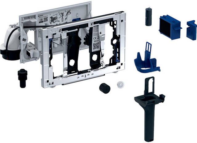 Geberit DuoFresh module met automatische activering en inschuifeenheid voor DuoFresh stick voor Sigma inbouwreservoir 8 cm: Antracietgrijs 115052BZ2