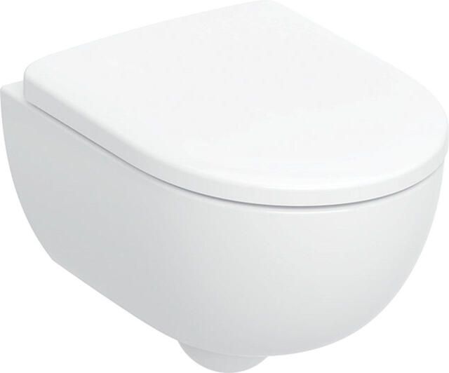 Geberit Renova Compact CombiPack Rimfree hangend toilet diepspoel met Topfix Softclose Quickrelease zitting wit - Foto 2