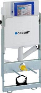 Geberit GIS element voor wand wc 114cm met Sigma inbouwreservoir 12cm voor luchtzuivering met afvoerlucht UP320 461.316.00.5