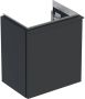 Geberit iCon fonteinonderkast 37x41.5x27.9cm 1 deur linksdraaiend met softclose Spaanplaat lava mat 502.301.jk.1 - Thumbnail 1