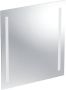 GEBERIT Option Basic Spiegel wand verlichting aan weerskanten 600 x 650 x 42mm (BxHxD) zilver glas (met bevestigingsmateriaal) - Thumbnail 1