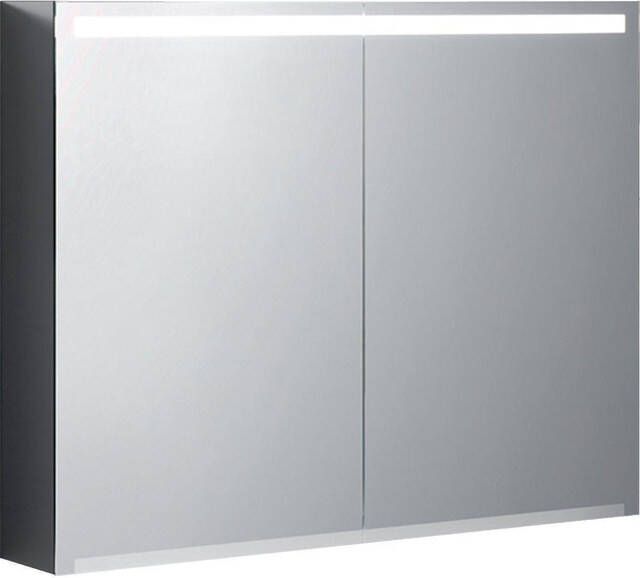 Geberit Option spiegelkast 2 dubbelzijdige spiegeldeuren met led verlichting 90x70x15cm 500583001