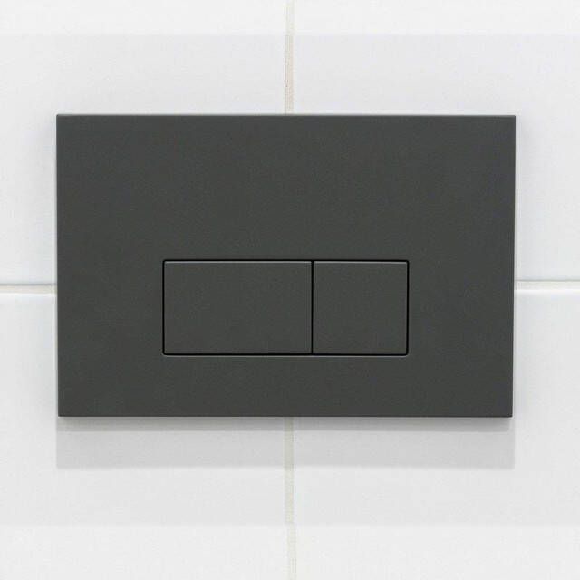 Geberit QeramiQ Dely Swirl Toiletset 36.3x51.7cm UP320 Burda inbouwreservoir slimzitting bedieningsplaat antraciet mat rechthoekige knoppen mat zwart 0701131 SW1102377 SW1000768 SW1026258