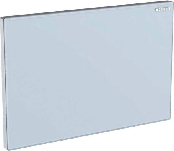 Geberit Sigma afdekplaat glas 24.6x16.4cm v. het afdekken van de service-opening wit 115766SI1