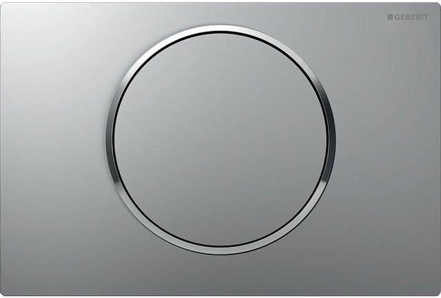 Geberit Sigma10 bedieningplaat met frontbediening voor toilet 24.6x16.4cm grijs 115.758.KN.5