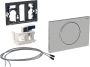 Geberit Sigma10 WC stuursysteem electronisch schakelaar netvoeding 24.6x16.4cm spoelsysteem kabelaansluiting geborsteld gepolijst RVS 115863SN5 - Thumbnail 2