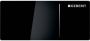 Geberit Sigma70 bedieningspaneel 12 cm hoog voor 12 cm diep inbouwreservoir glas zwart aluminium - Thumbnail 1