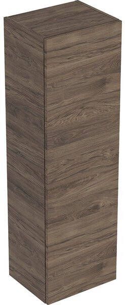 GEBERIT Smyle Hoge kast midden vierkant wand 1x deur spaanplaat 1180 x 360 x 299mm (HxBxD) notelaar hickory