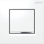 Geberit Type 30 urinoir bedieningsplaat pneumatisch glans wit strook & toets mat chroom - Thumbnail 6