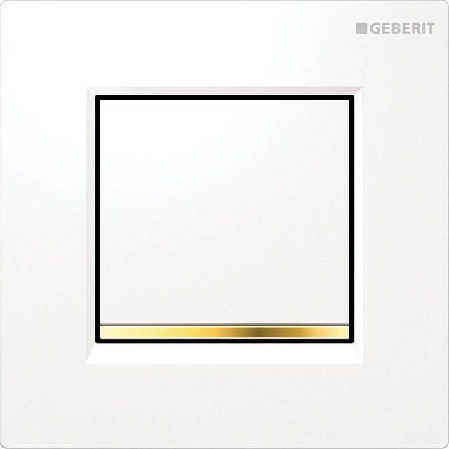 Geberit Type 30 urinoir bedieningsplaat wit goud wit 116.017.KK.1