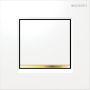 Geberit Type 30 urinoir bedieningsplaat pneumatisch glans wit strook & toets mat chroom - Thumbnail 2