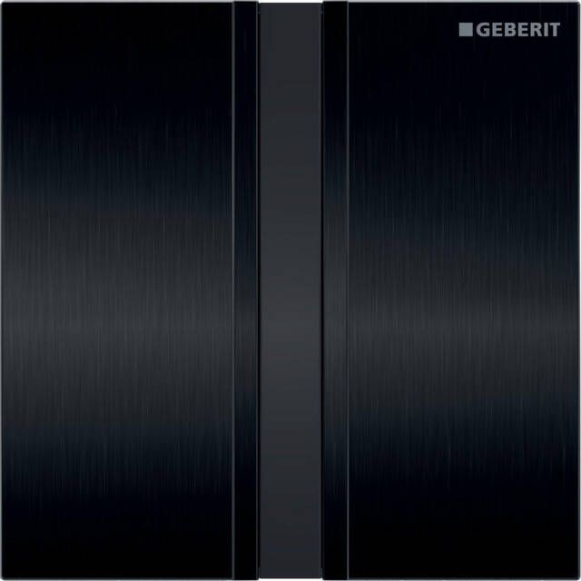 Geberit Type 50 urinoir bedieningsplaat elektronisch netvoeding easy-to-clean geborsteld zwart chroom