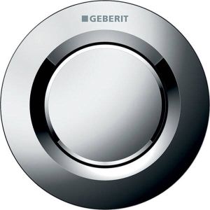 Geberit Type01 afstandsbediening pneumatisch voor 1-toets spoeling 9.5x9.5cm chroom 116.041.21.1