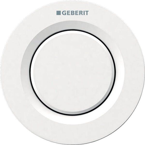 Geberit Type01 afstandsbediening pneumatisch voor 1-toets spoeling 9.5x9.5cm wit 116.041.11.1