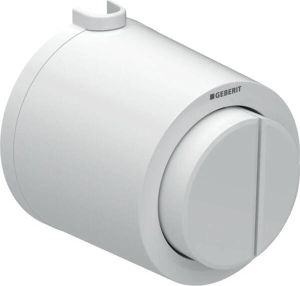 Geberit Type01 afstandsbediening pneumatisch voor 2-toets spoeling 8.5x8.5cm wit 116.049.11.1
