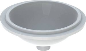 Geberit VariForm onderbouwwastafel rond zonder kraangat zonder overloop Ø39x18.1cm wit 500746012