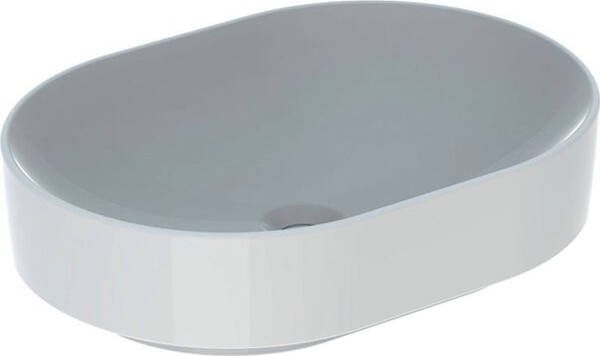 Geberit Variform opzetwastafel ellips 55cm zonder overloop tect wit 500.774.00.2