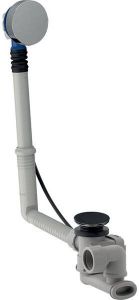 Geberit Wings badafvoer en overloopcombinatie met waste voor normaal bad chroom 150.503.21.1