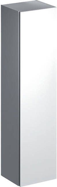 GEBERIT Xeno2 Hoge kast met spiegel binnenkant deur wand 1x deur spaanplaat 1700 x 400 x 351mm (HxBxD) hoogglans wit