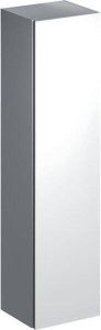 GEBERIT Xeno2 Hoge kast met spiegel binnenkant deur wand 1x deur spaanplaat 1700 x 400 x 351mm(HxBxD ) hoogglans wit