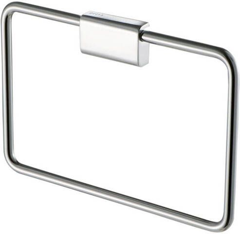 Geesa Aim handdoekring rechthoekig 20x14cm chroom
