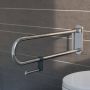 Geesa Comfort & Safety Toiletrolhouder voor toiletbeugel Chroom 91580502 - Thumbnail 1