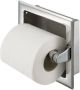 Geesa Hotel Toiletrolhouder zonder klep inbouw Chroom 91120 - Thumbnail 2