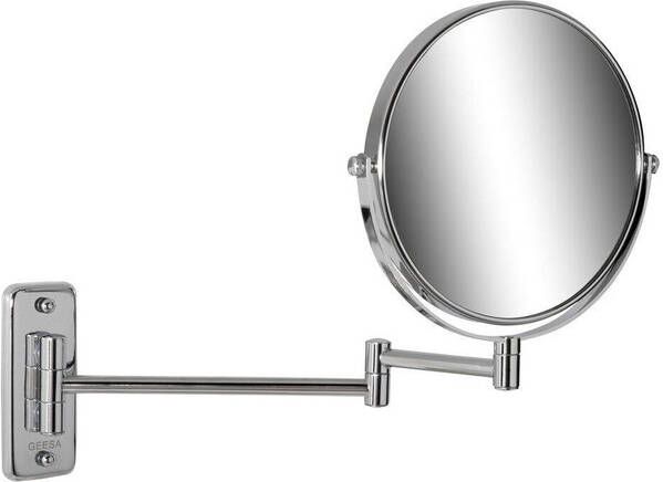 Geesa Mirror Scheerspiegel 2-armig 3x vergrotend ø 200 mm Chroom 911086