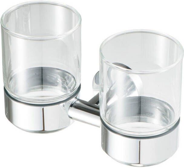 Geesa Nemox Glashouder met glas dubbel Chroom 916522-02