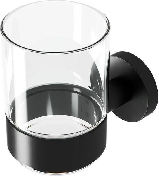 Geesa Nemox Glashouder met glas Zwart 916502-06