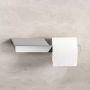 Geesa Shift Collection Closetrolhouder Met Planchet 30 2x7 7x3 5 cm Chroom - Thumbnail 2