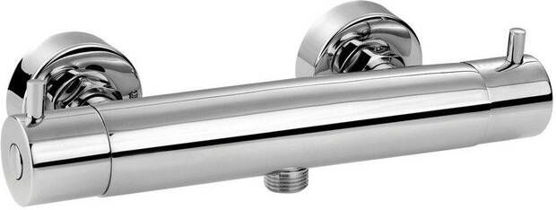 GO by Van Marcke Cocoon thermostatische douchemengkraan waterbesparend hartafstand 15cm veiligheidsblokkering chroom LH2540