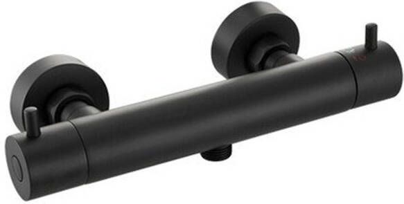 GO by Van Marcke douchekraan 26.4cm opbouw thermostatisch messing zwart mat LH2912YB