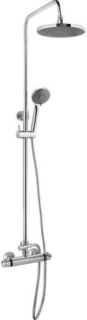 GO by Van Marcke Huron douchesysteem rond regendouche handdouche thermostatische kraan chroom look SH2616-2 - Foto 1