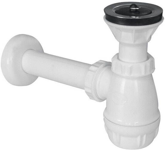 GO by Van Marcke sifon voor bidet met plug wit 5 4 x D32 met afvoerbuis 134131