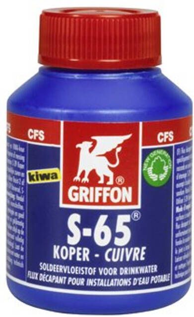 Griffon Soldeermiddel S65 Kiwa flacon à 80 ml 1230142