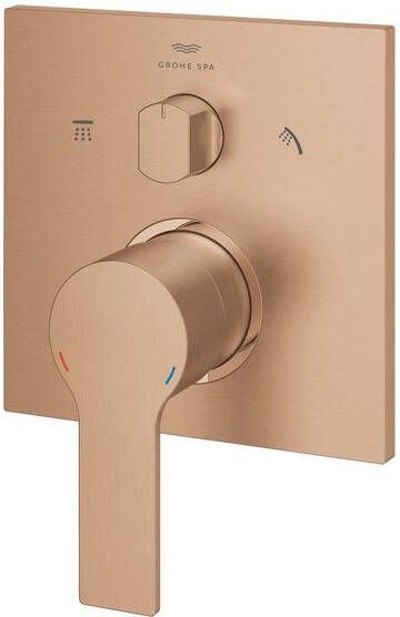 Grohe Allure opbouwdeel douche 3 functies omstelling Brushed Warm Sunset 29176DL1
