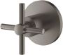 Grohe Atrio Inbouwthermostaat 1 knop stopkraan met kruisgreep brushed hard graphite 19069AL3 - Thumbnail 1