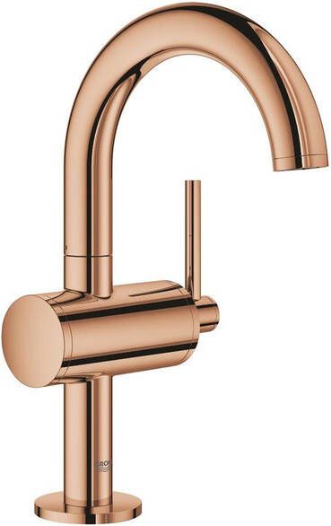 Grohe Atrio Wastafelkraan Opbouw uitloop 12.5cm M-size push open warm sunset 32043DA3